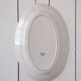 Creil and Montereau oval plate