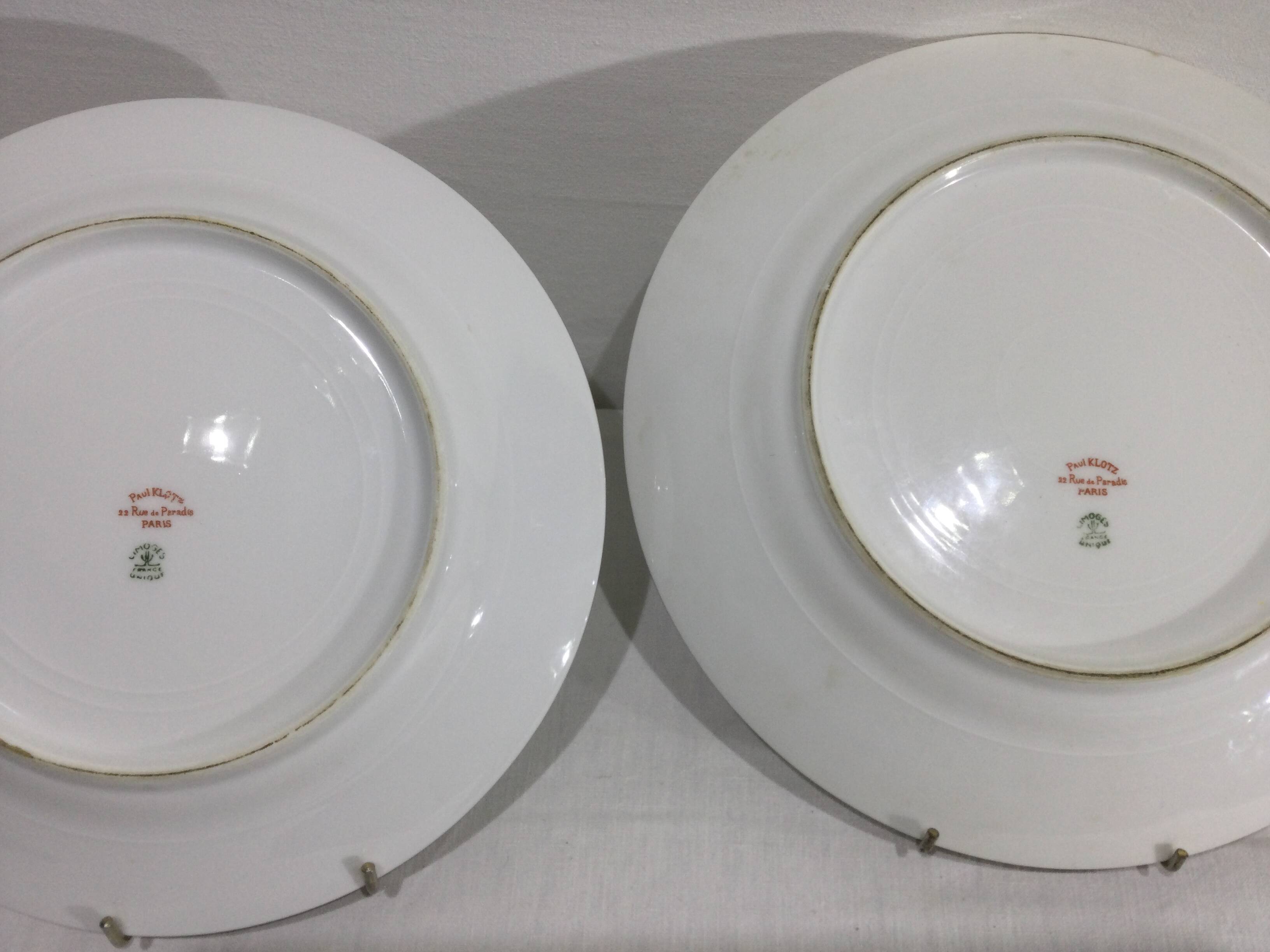 Paul Klotz Limoges porcelain table service