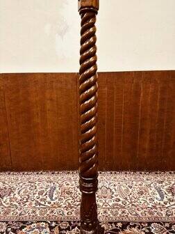 English mahogany coat rack