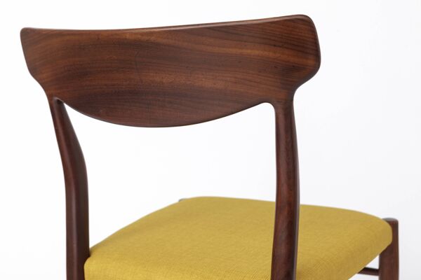 Chaise de bureau en teck du milieu du siècle par Lübke, Allemagne, années 1970 – Chaise de bureau vintage