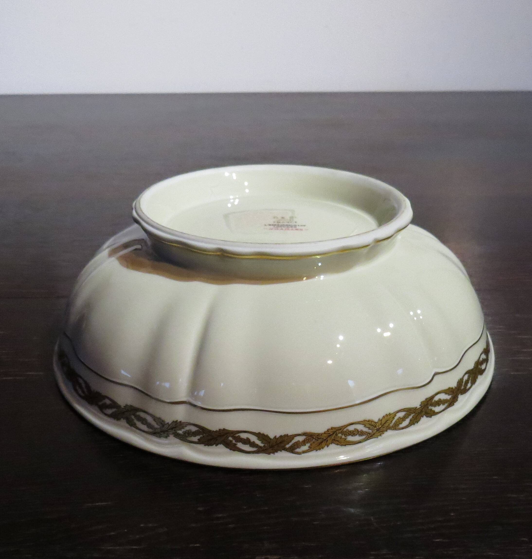 Bernardaud - noailles set of 10 plates and 2 dishes