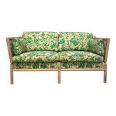 Convertible Two-Seater Sofa / Daybed in Bamboo Style, France 1960s