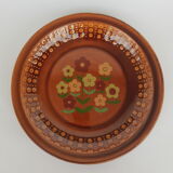 Assiette creuse fleurs tulowice vintage