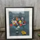 Large signed vintage lithograph