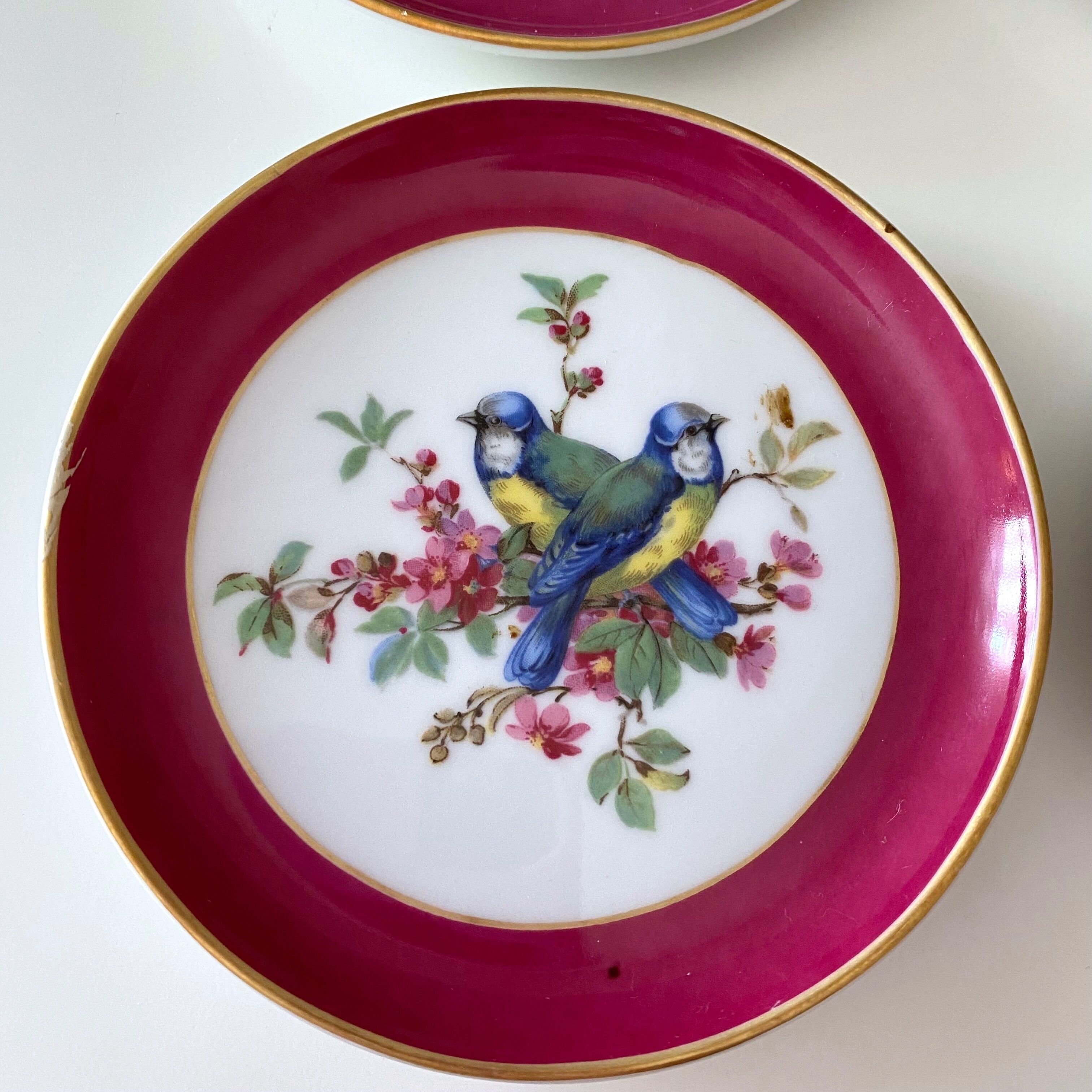 Vintage wall plates, birds, Kaiser AK Germany