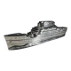 MTC Art Deco Table Lighter, Boat - Cruise Liner, Chrome Steel