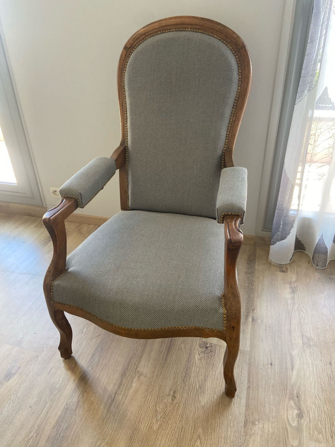 Late 19th century Voltaire rocking chair