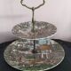 English Ceramic Cake Display Myott Hunter Tea Series