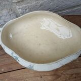 Ancien légumier plat de service Terre de Fer Porcelaine opaque de Gien modèle Océan
