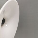 Mandarin hanging lamp made in opal white hand-crafted and mouth-blown glass