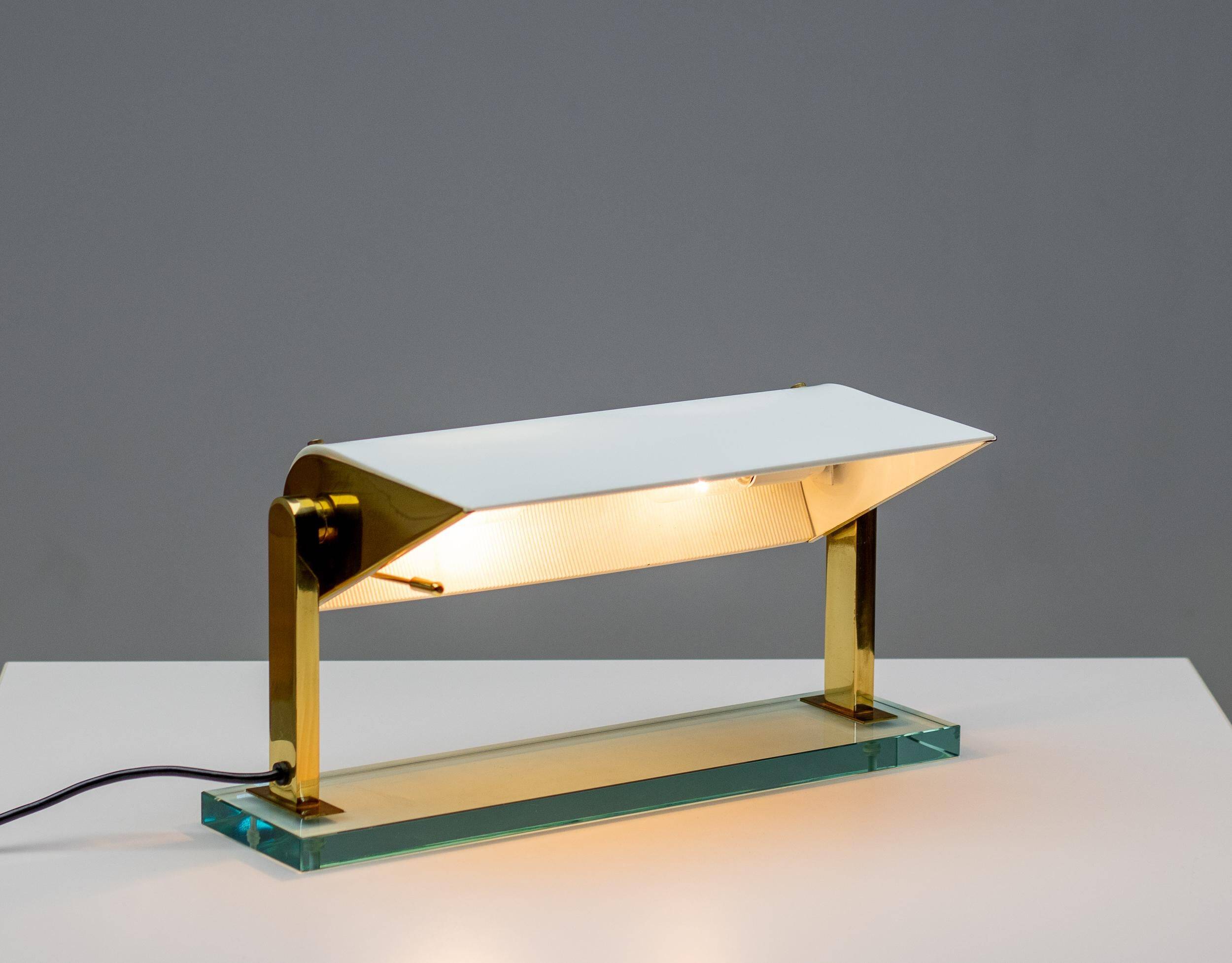 Desk lamp 0836 by Pietro Chiesa for Fontana Arte