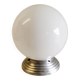 Table lamp globe opaline XXL diameter 30 cm - mid 20th century