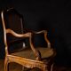 🪑 Pair of Louis XV caned armchairs in carved solid wood
