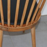 3 chairs Baumann V5 skaï black light beech