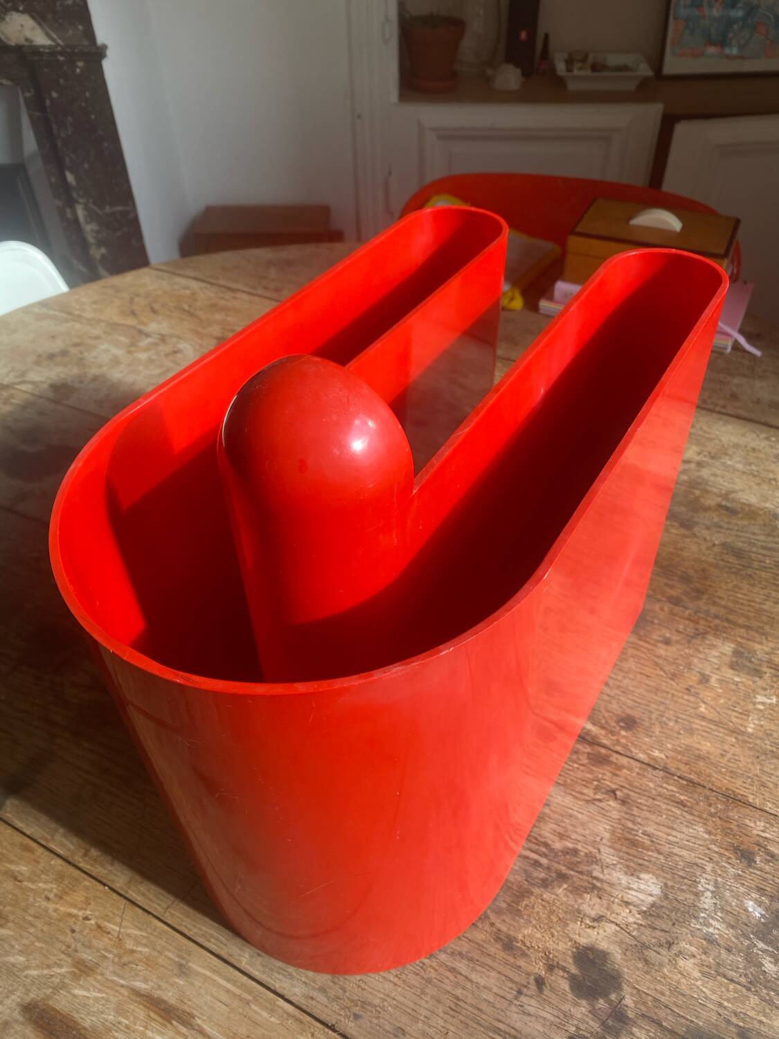 Magazine holder Rodolfo Bonetto space age 1960