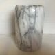 Grey marble vase