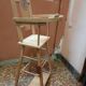 Chaise haute poupée vintage