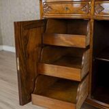 Rococo Revival Sideboard in Walnut and Veneer, 1850
