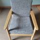Grey Boomerang armchairs