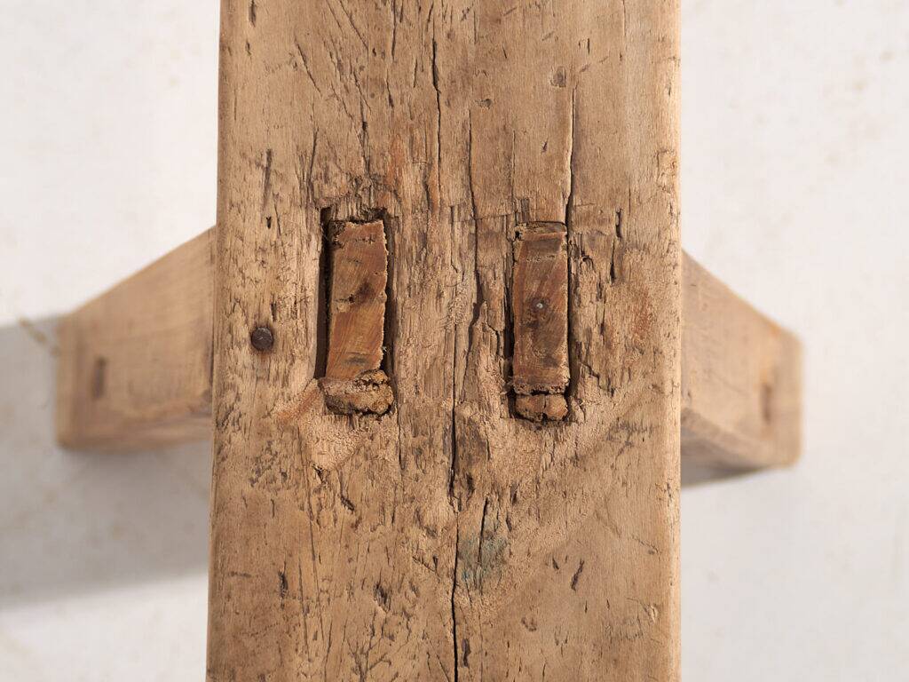 Antique solid wood stool (c.1870) #33