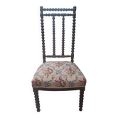 Chaise bois tourné