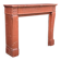 Louis XVI style fireplace in antique red marble, France, circa 1880