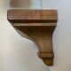 Neo classical console 19th shelf in solid oak