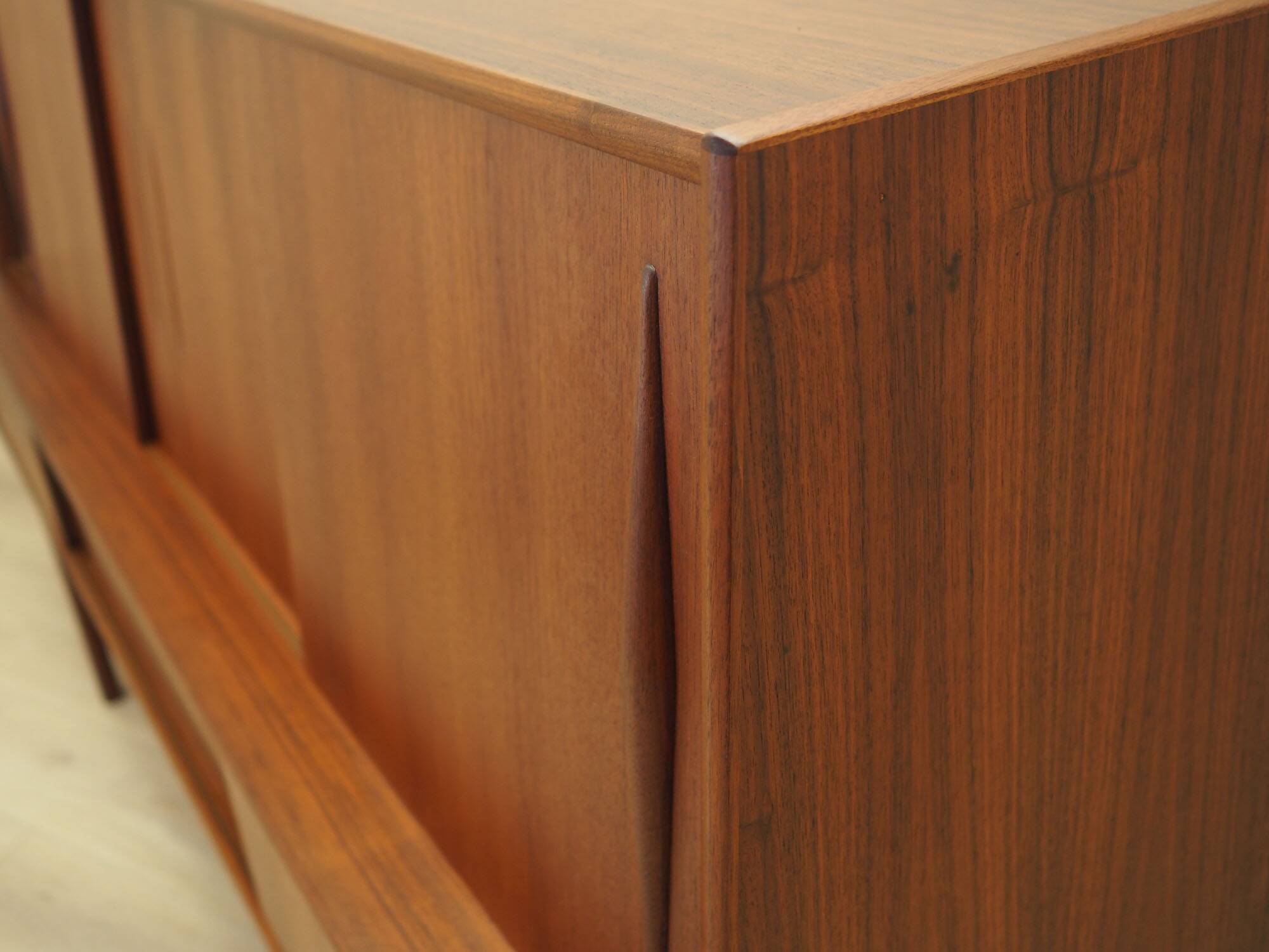 Teak highboard, Danish design, 1970s, production: Denmark