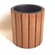 Seau à glace ou rafraîchisseur bouteille scandinave bois Hauteur 22,5 cm