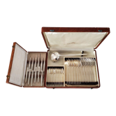 Ménagère 47 pièces en métal argenté Orbrille