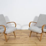Fauteuils Modèle 53 par Jaroslav Smidek pour Ton, 1960s, Set de 2