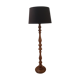 Carved wooden lamppost