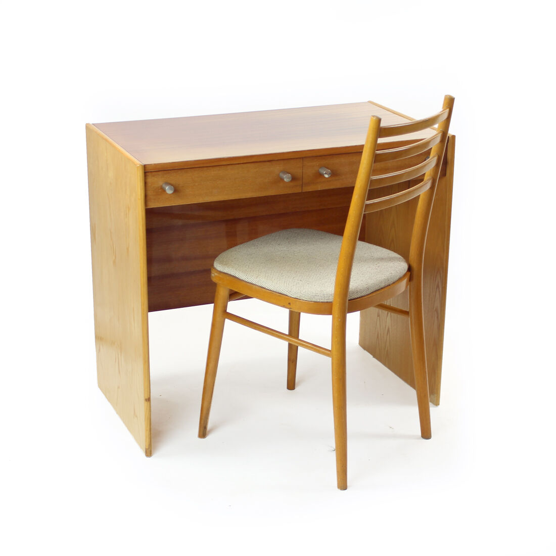 Bureau en acajou, Tchécoslovaquie, années 1970