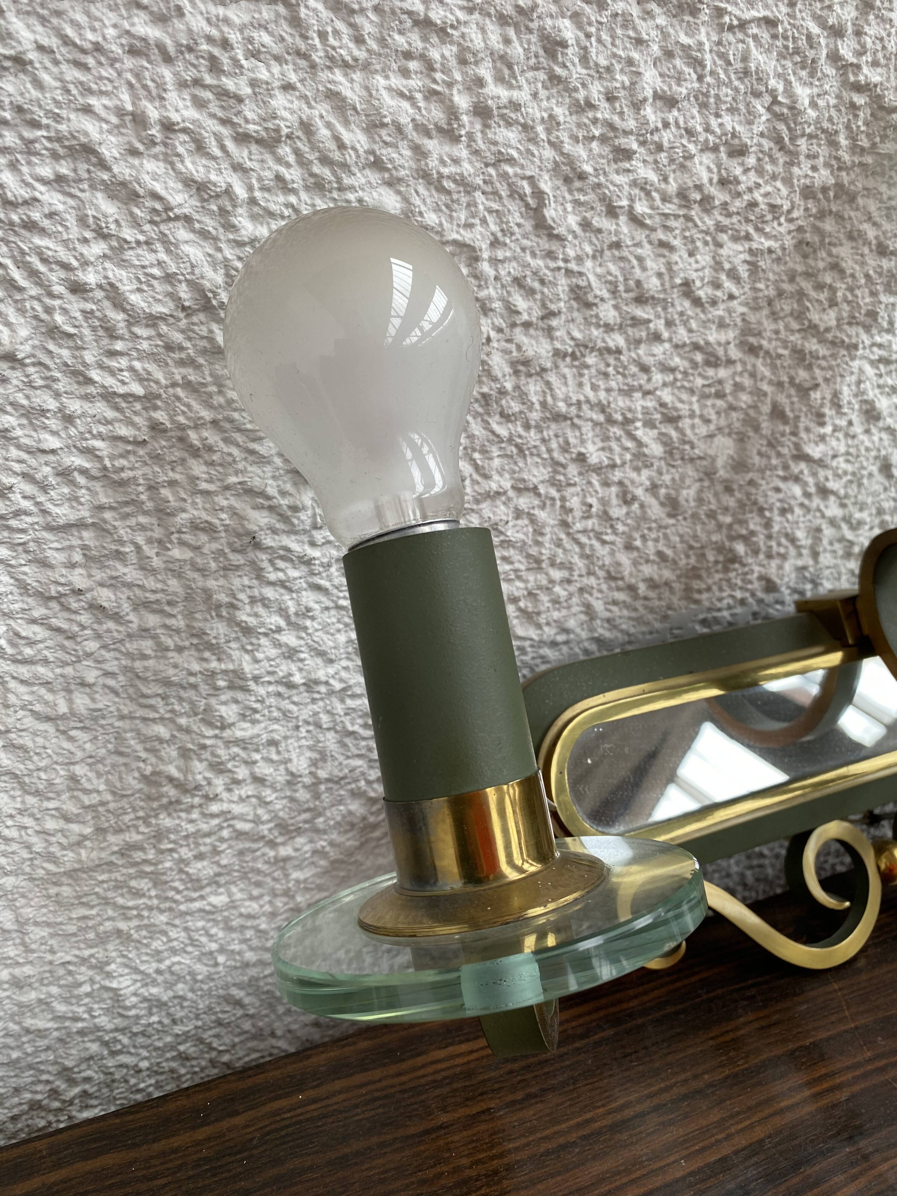 Pair of bronze dore appliques