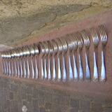 Series of twelve forks and twelve spoons Ercuis