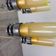 Suspension icon with 5 lamps, "Space Age" style from the 70s.