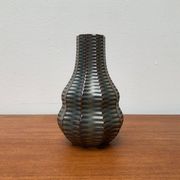 Vintage German brutalist ceramic gourd vase by Heinrich Fuchs for Luisenburg, 1970s.