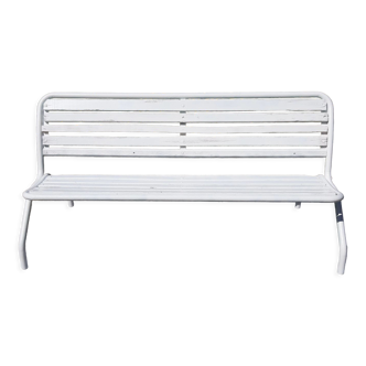 Iron and wood bench of the 50s foldable