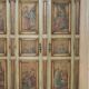 Vintage Italian oak wardrobe