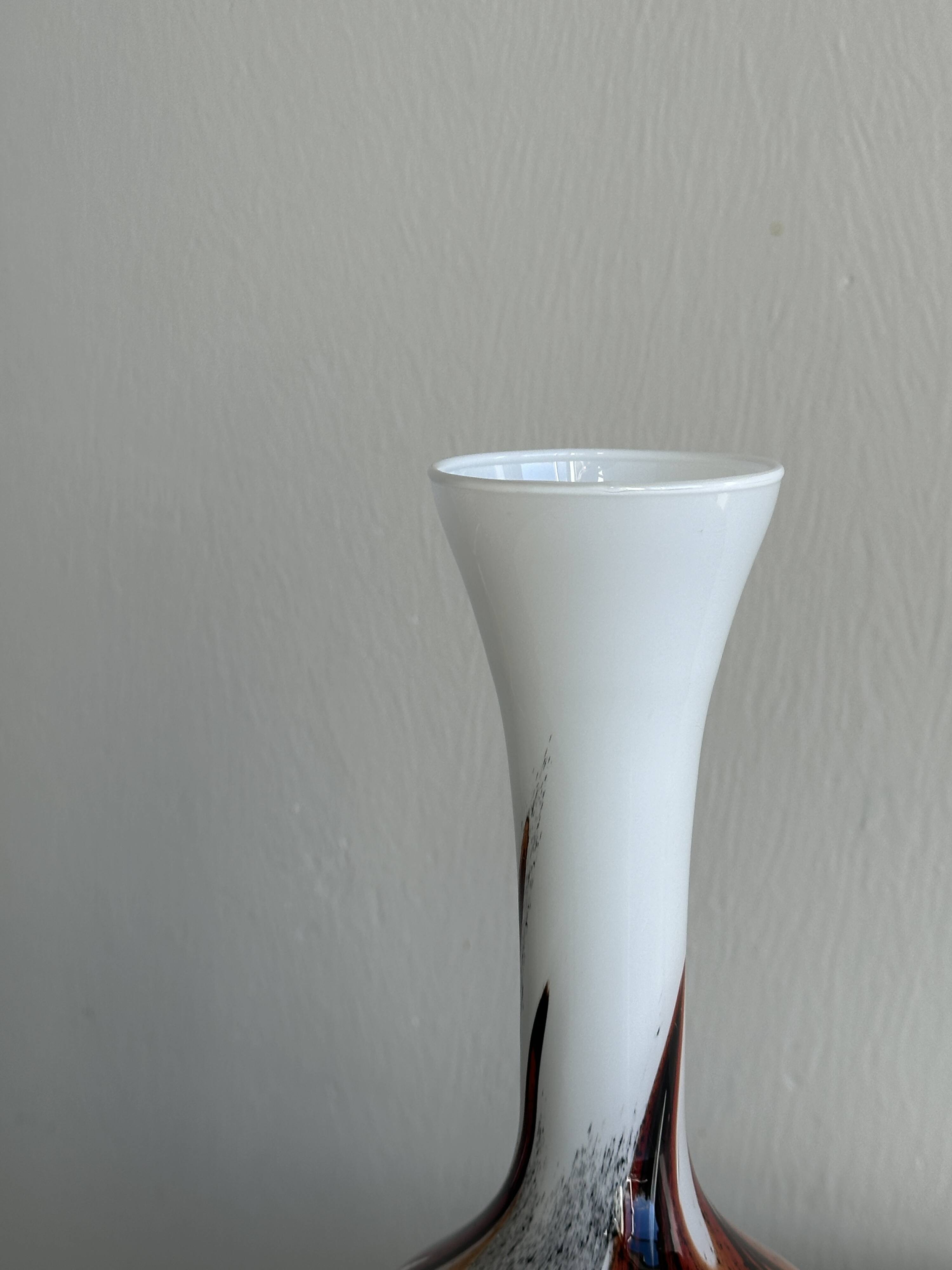 Vintage blown glass soliflore vase