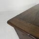 Antique oak chest, trough, blanket chest, 19th century
