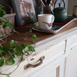 Parisian buffet in white wood