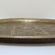 Art top oriental work solid brass vintage diameter 44 cm