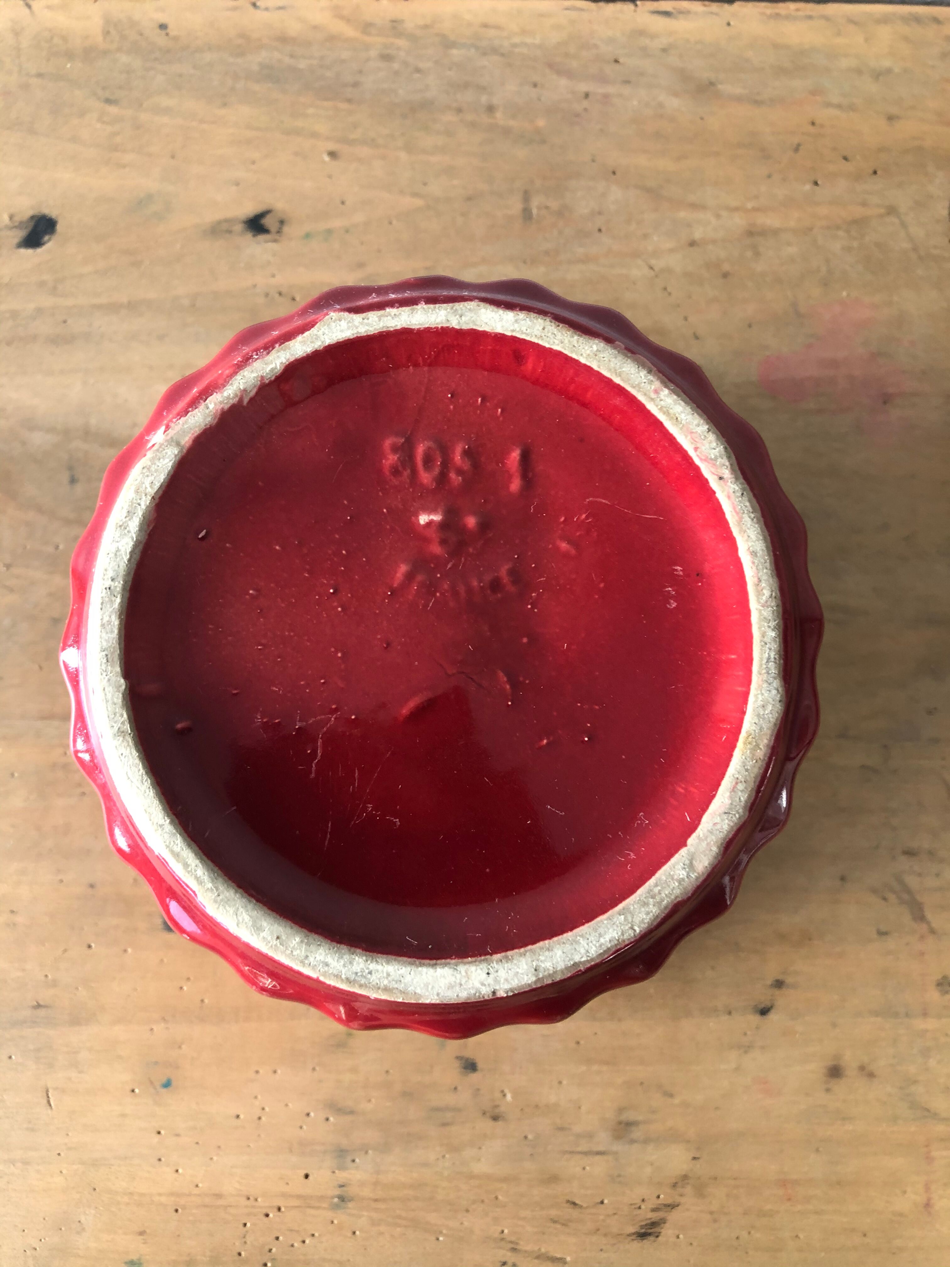 Saint Clement ceramic pot cover