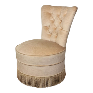 Fauteuil crapaud velours