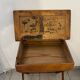 Bureau et chaise pliable enfant vintage
