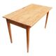 Rustic pine table / desk / spindle legs