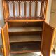 Vintage rattan shelf