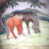 Hidden Chinese porcelain pot. Rose Family.