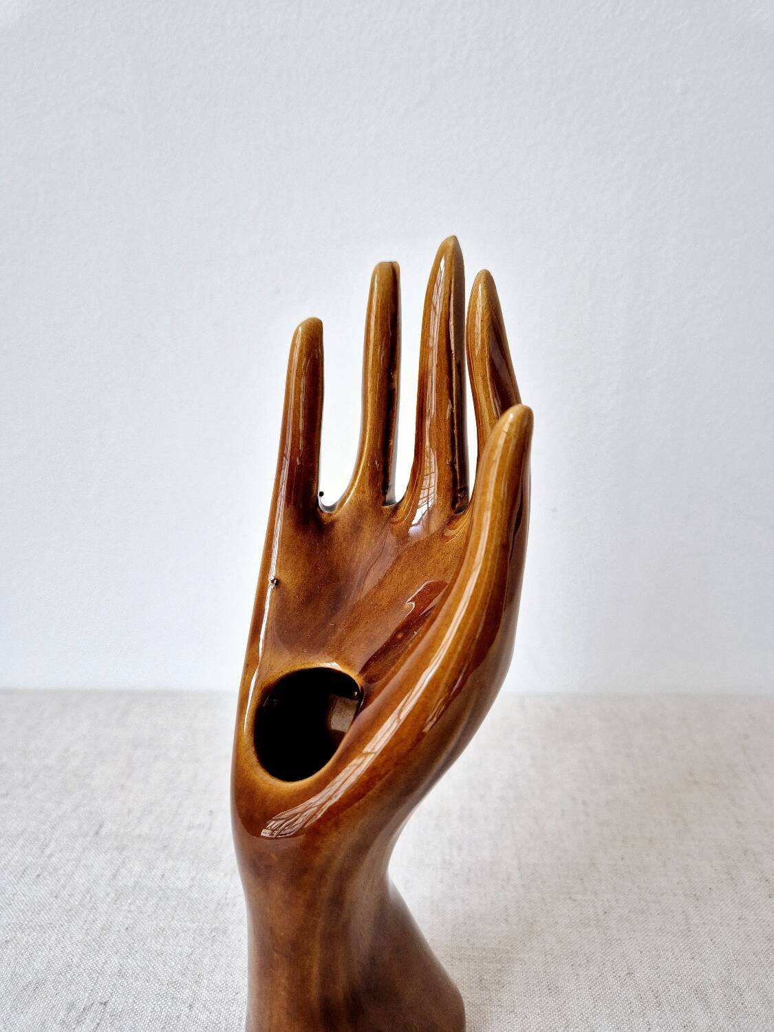 Glazed ceramic soliflore - Vintage